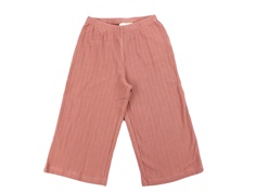 En Fant old rose culotte trousers